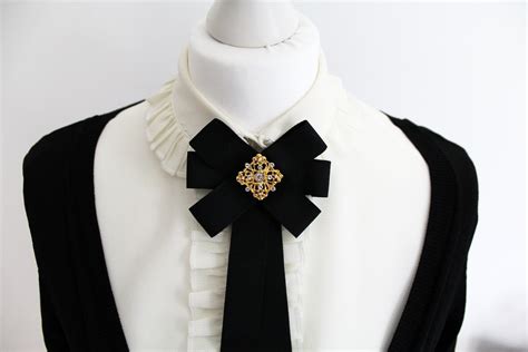 chanel neck bow